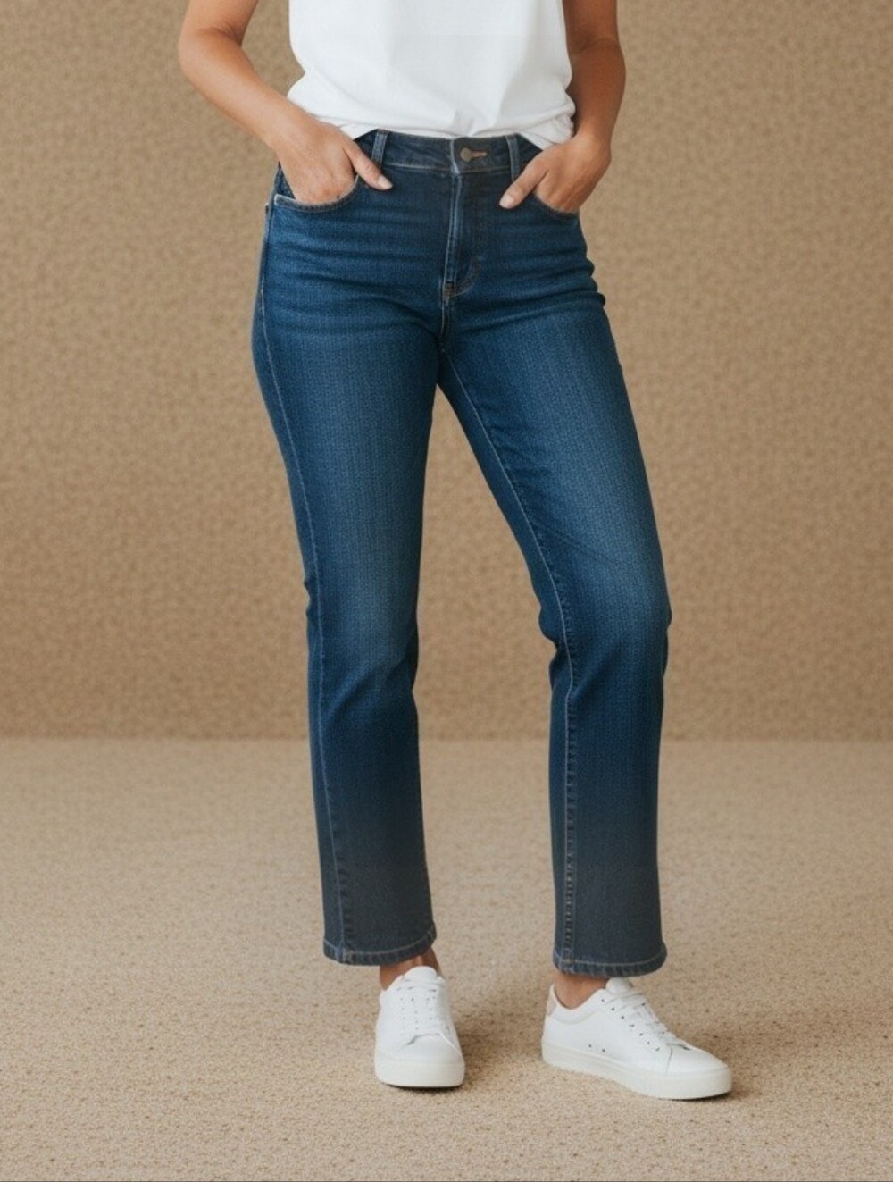 Harley-Davidson Straight Leg Jeans in Dark Blue Denim